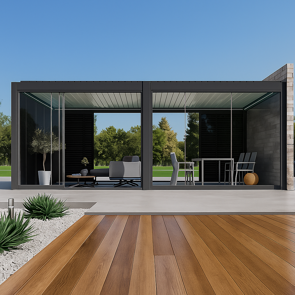 AeriShade Elite Motorized Louvered Pergola