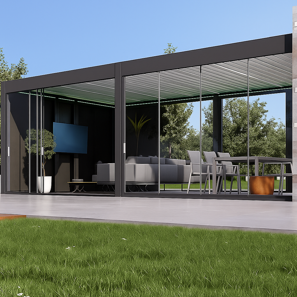 AeriShade Elite Motorized Louvered Pergola